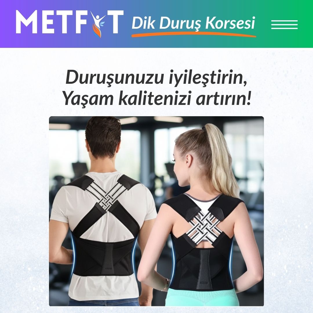 Metfit Dik Duruş Korsesi