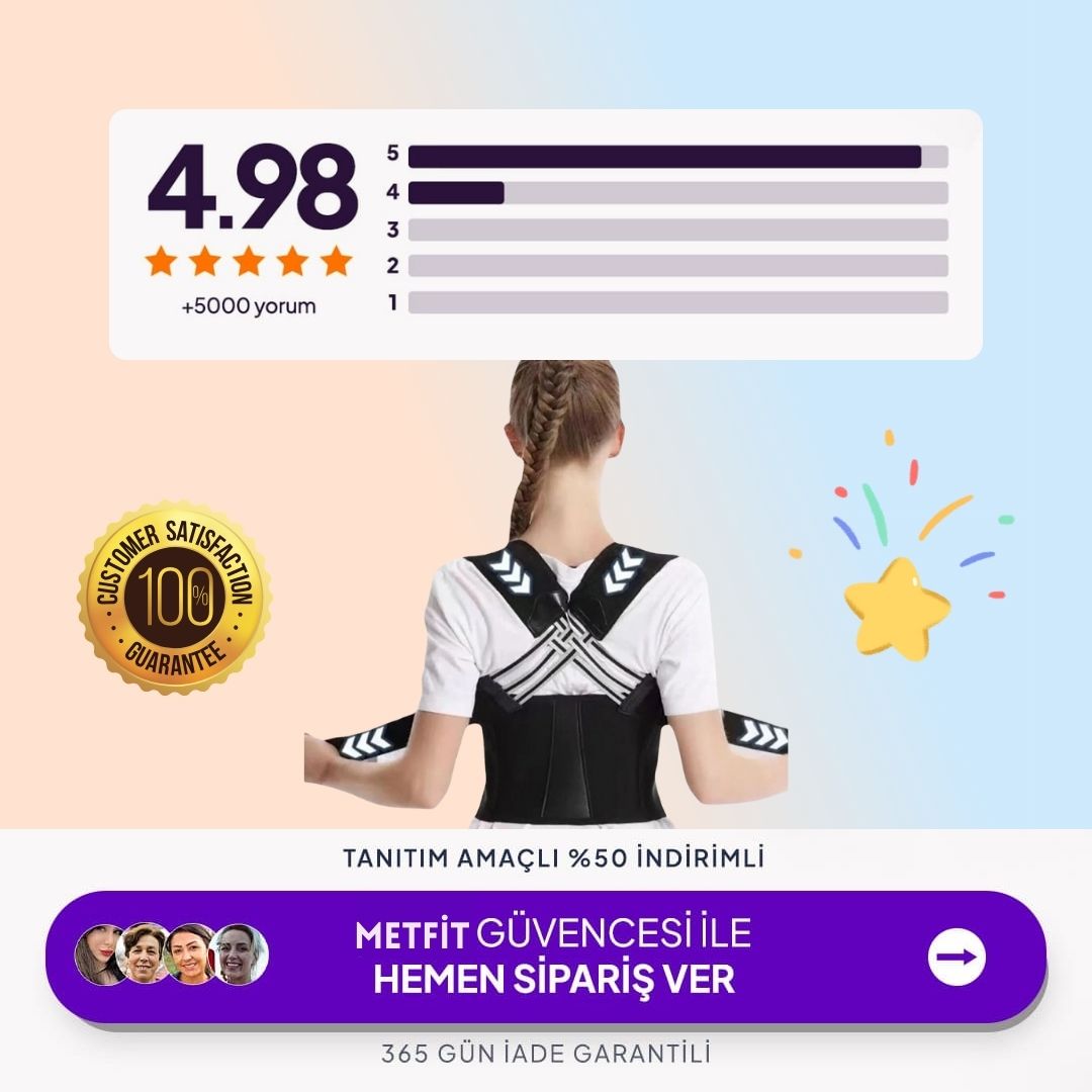 Korse Dik Duruşunuzu düzeltin önerilen bir üründür.